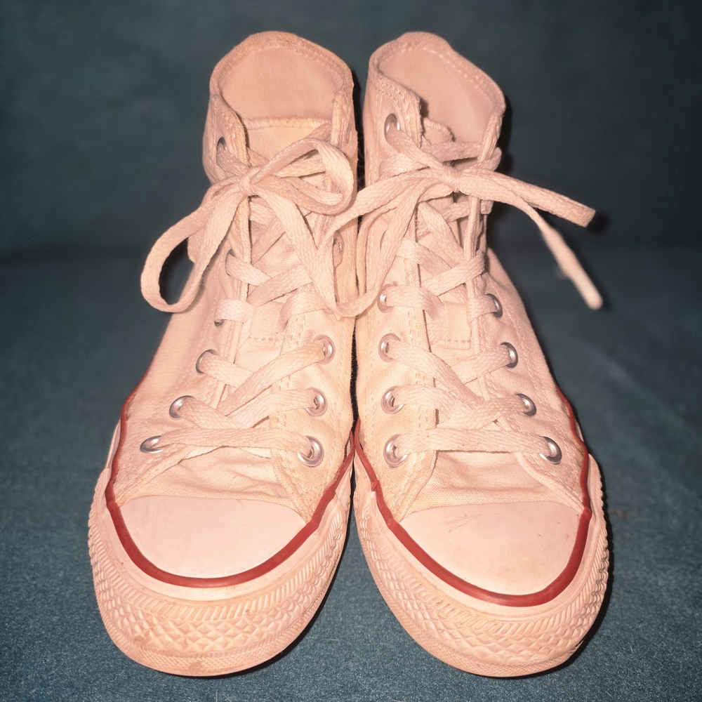 Converse White Canvas Sneakers